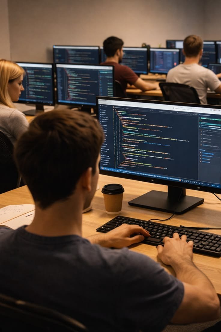 Developer at work